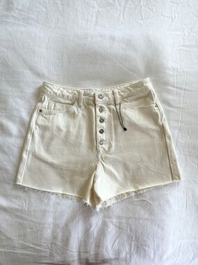 🆕 ZARA High-Waisted Denim Shorts Size Small